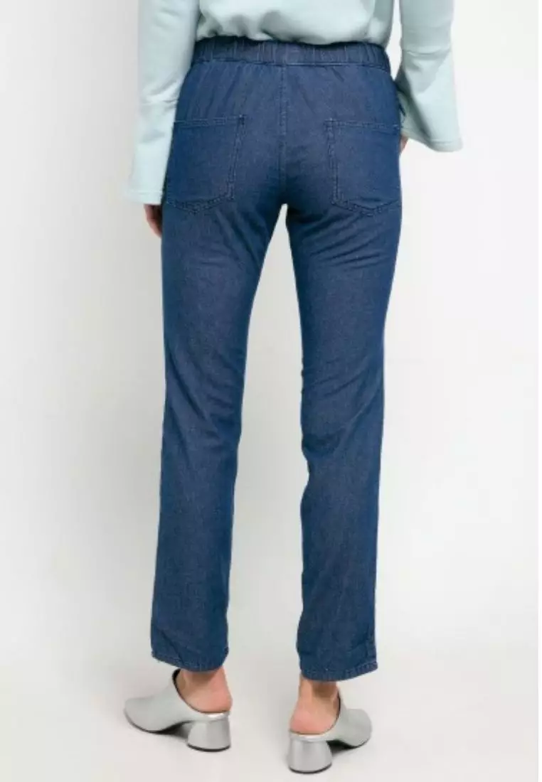 Denim Daily Pants - Biru Tua