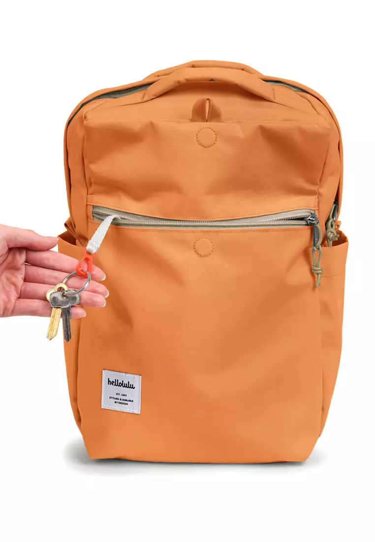 Orange travel backpack clearance