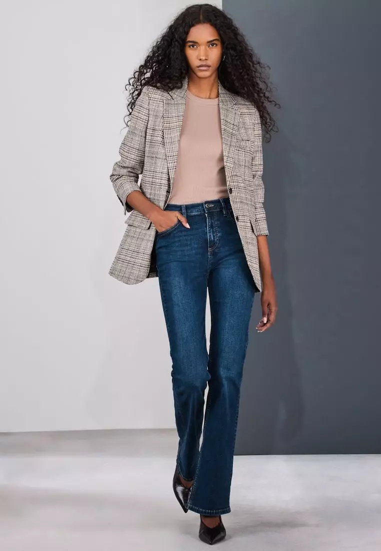 Mid Rise Stretch Bootcut Jeans