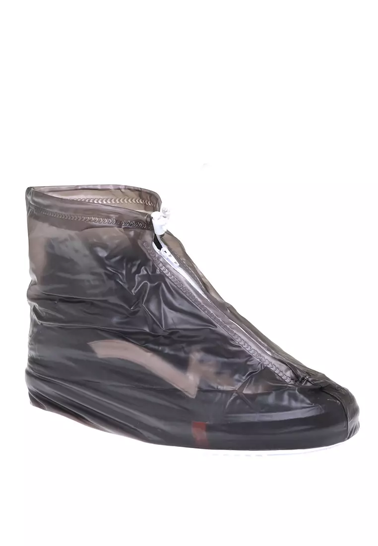 Bells Cover Hujan Sepatu Waterproof Semi Transparent Material PVC ORIGINAL - Coffee