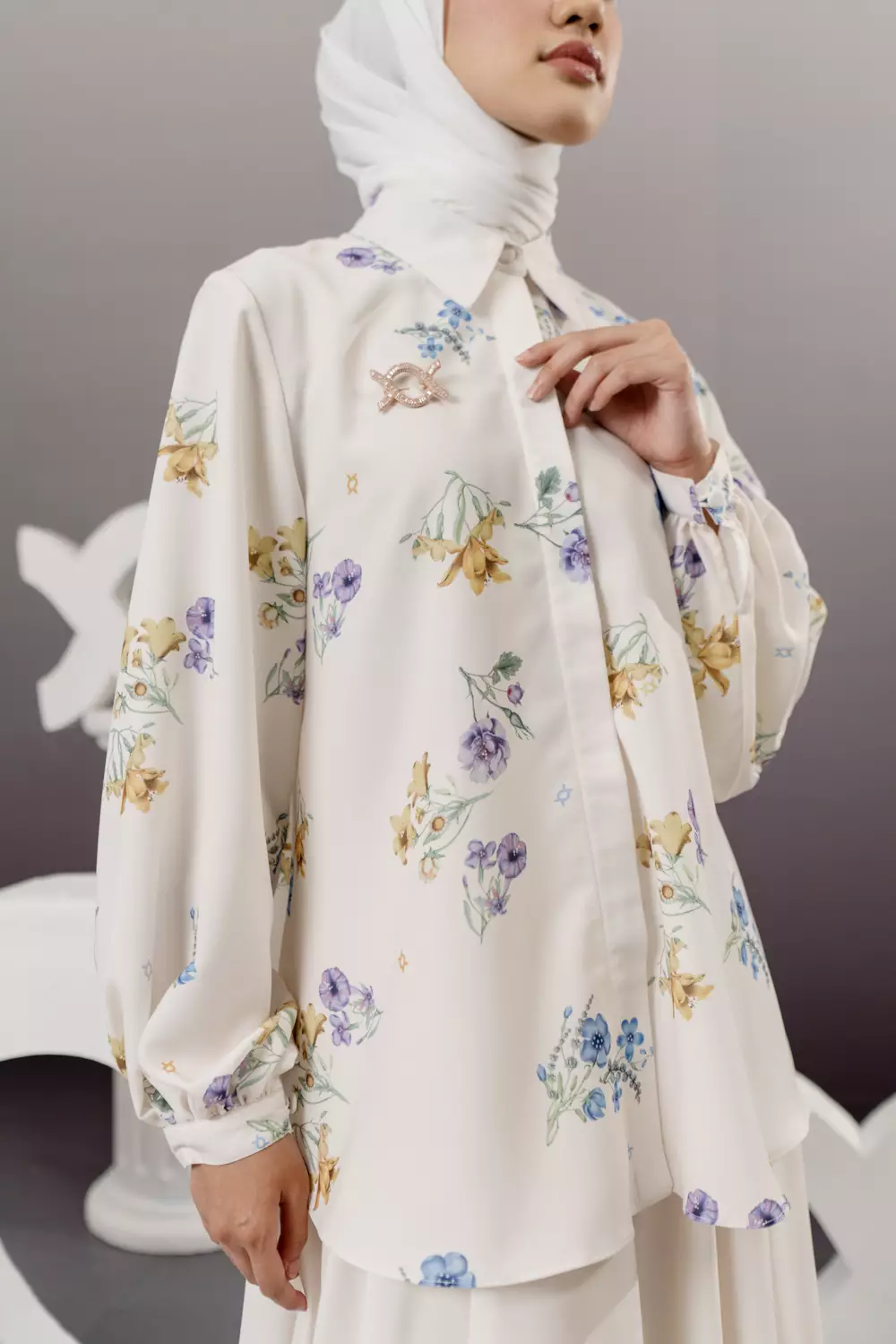 Klamby - Jolie Shirt Dove Chalk