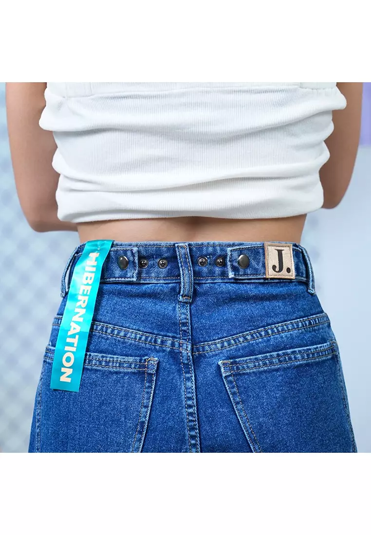 Highwaist Adjustable Super Baggy Jeans 882 HIBERNATION