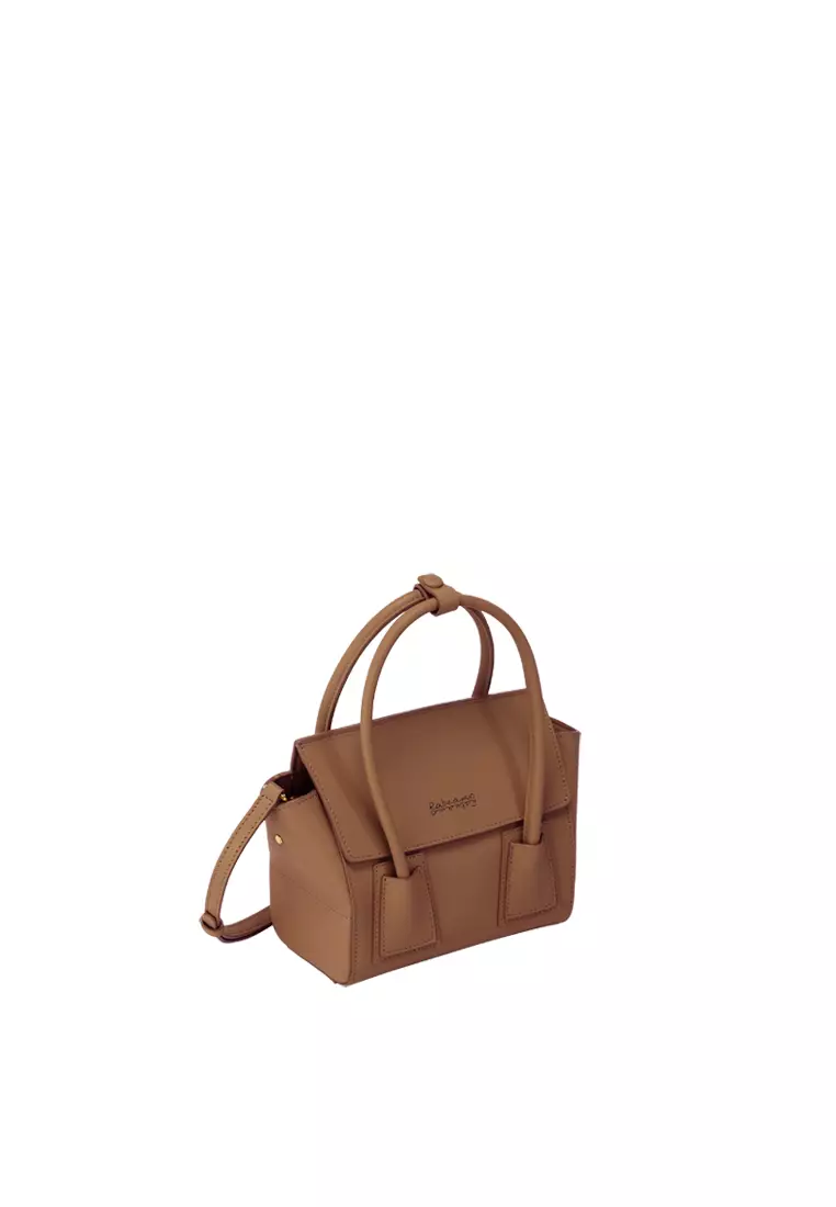 UNNI Mini Top Handle Bag - Caramel