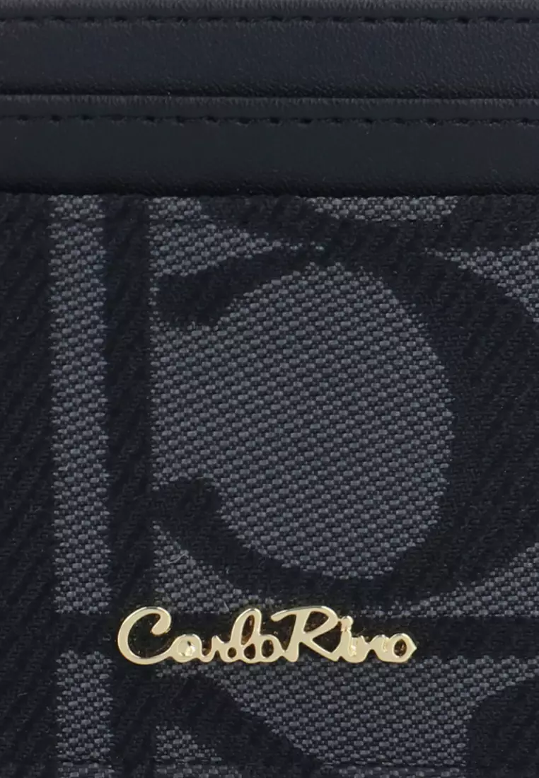 Buy Carlo Rino CR Carlo GEO Jacquard Ava Card Holder - Black 2026 ...