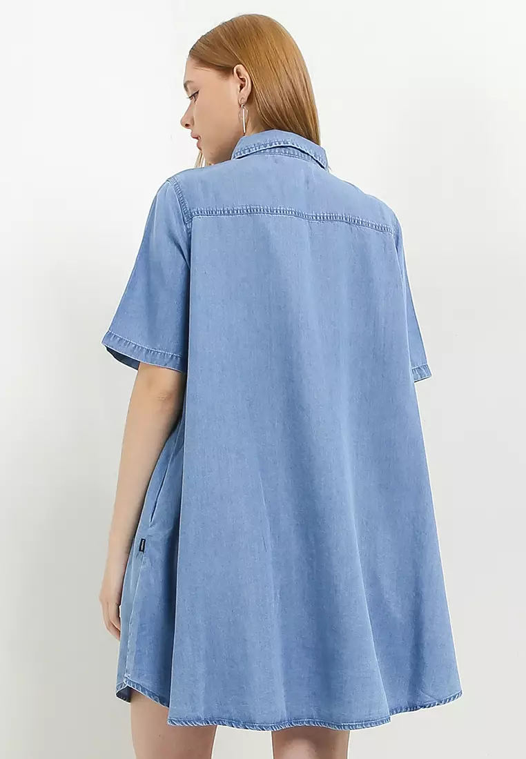 Ericka Denim Mini Dress