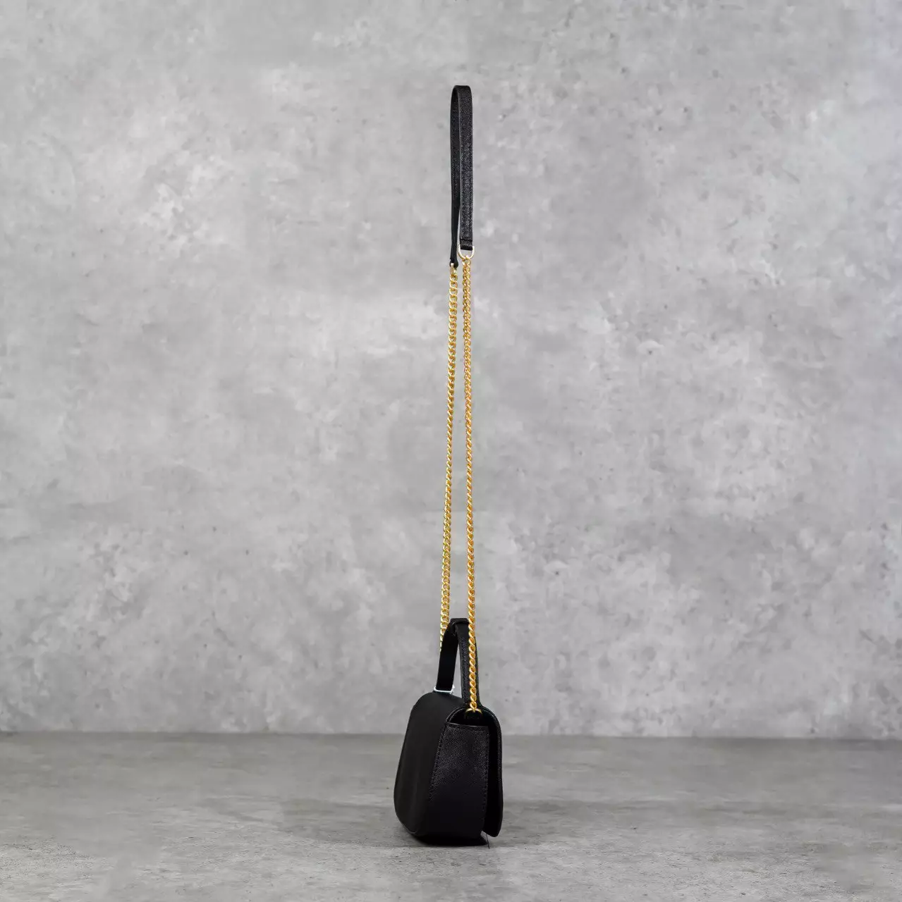 Tas TORY BURCH EMERSON GHW BLACK FLAP SHOULDER BAG 100% ORIGINAL