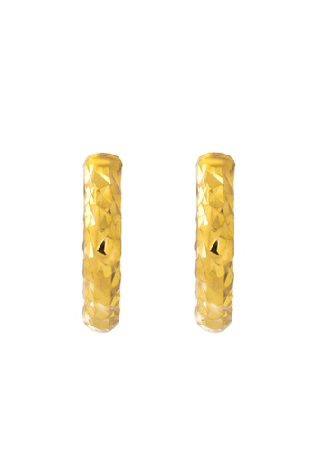 TOMEI TOMEI Italy Mould Earrings, Yellow Gold 916 5FE25AC62D1F44GS_1