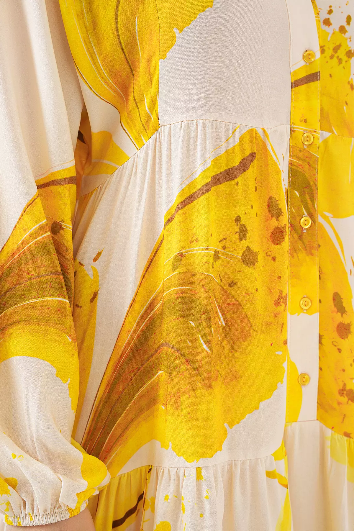 Modest Printed Maxi Dress