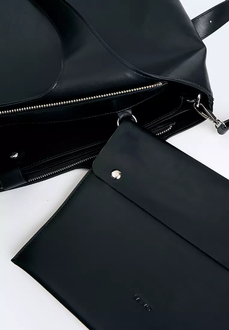 Pu  Customizable Work Bag with Zip Closure