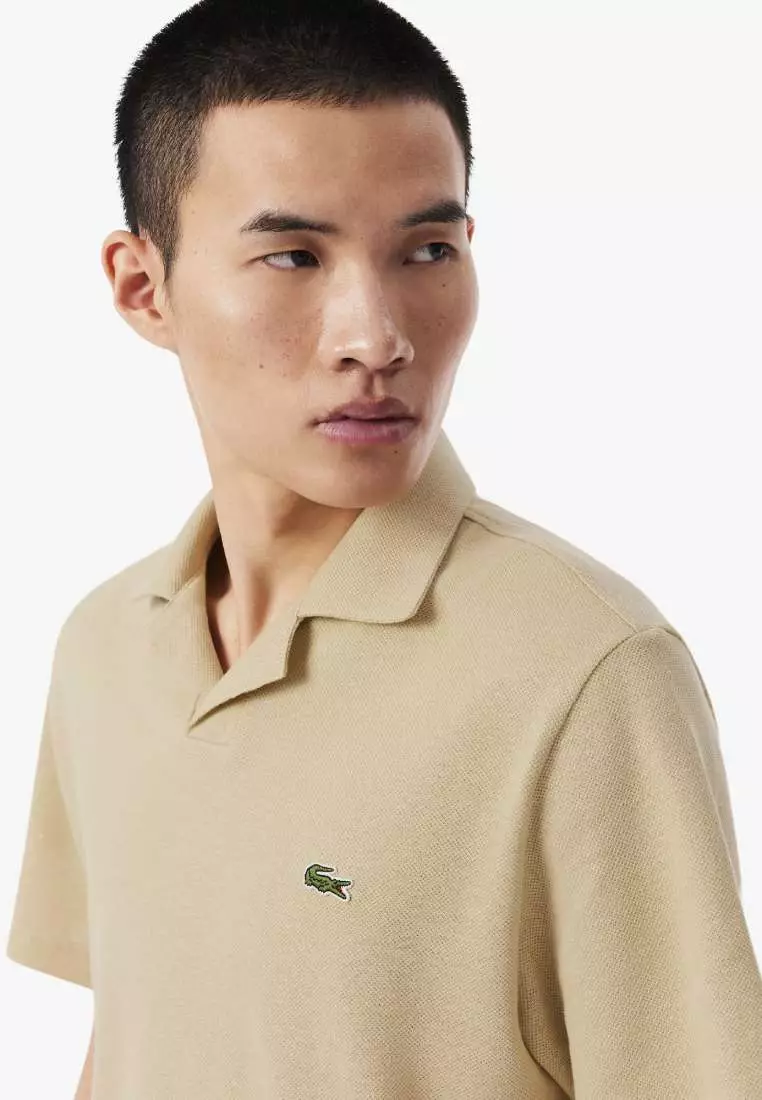 Classic Fit Cotton-Linen Polo Shirt
