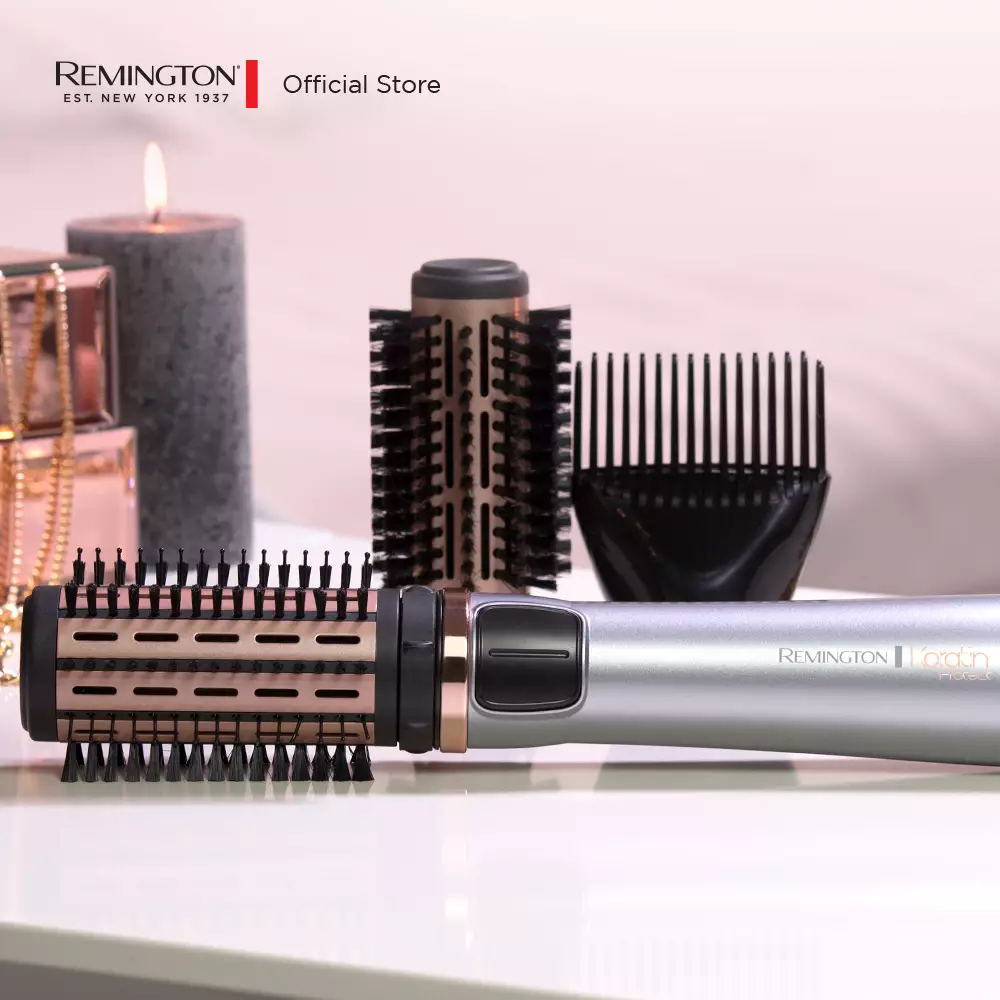 Remington Sisir Angin Keratin Protect Rotating Air AS8810