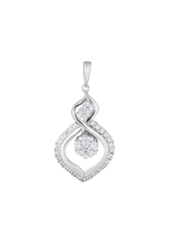 Tomei white gold necklace Clearance