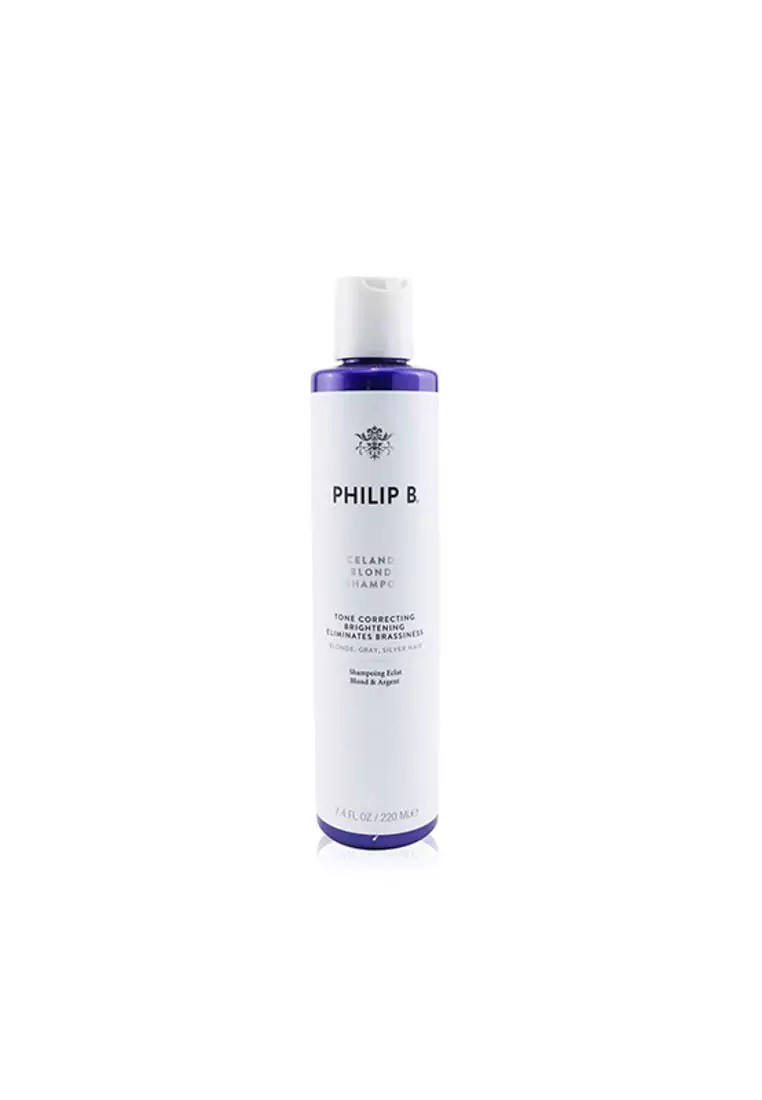 Philip B - Icelandic Blonde Shampoo (Tone Correcting Brightening Eliminates Brassiness - Blonde, Gray, Silver Hair) 220ml/7.4oz