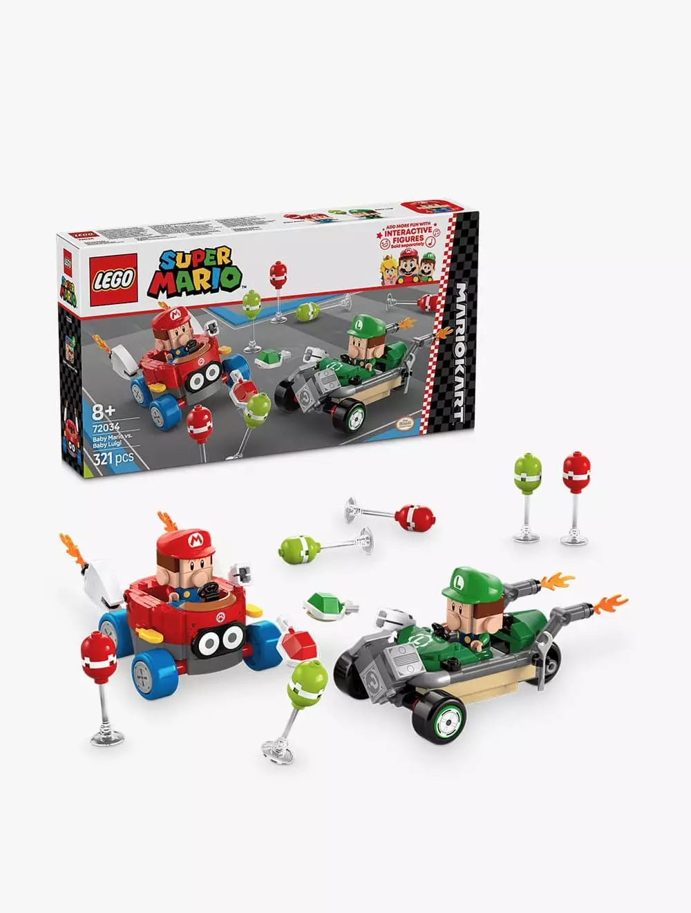 LEGO® Super Mario Mario Kart™ – Baby Mario vs. Baby Luigi - 72034