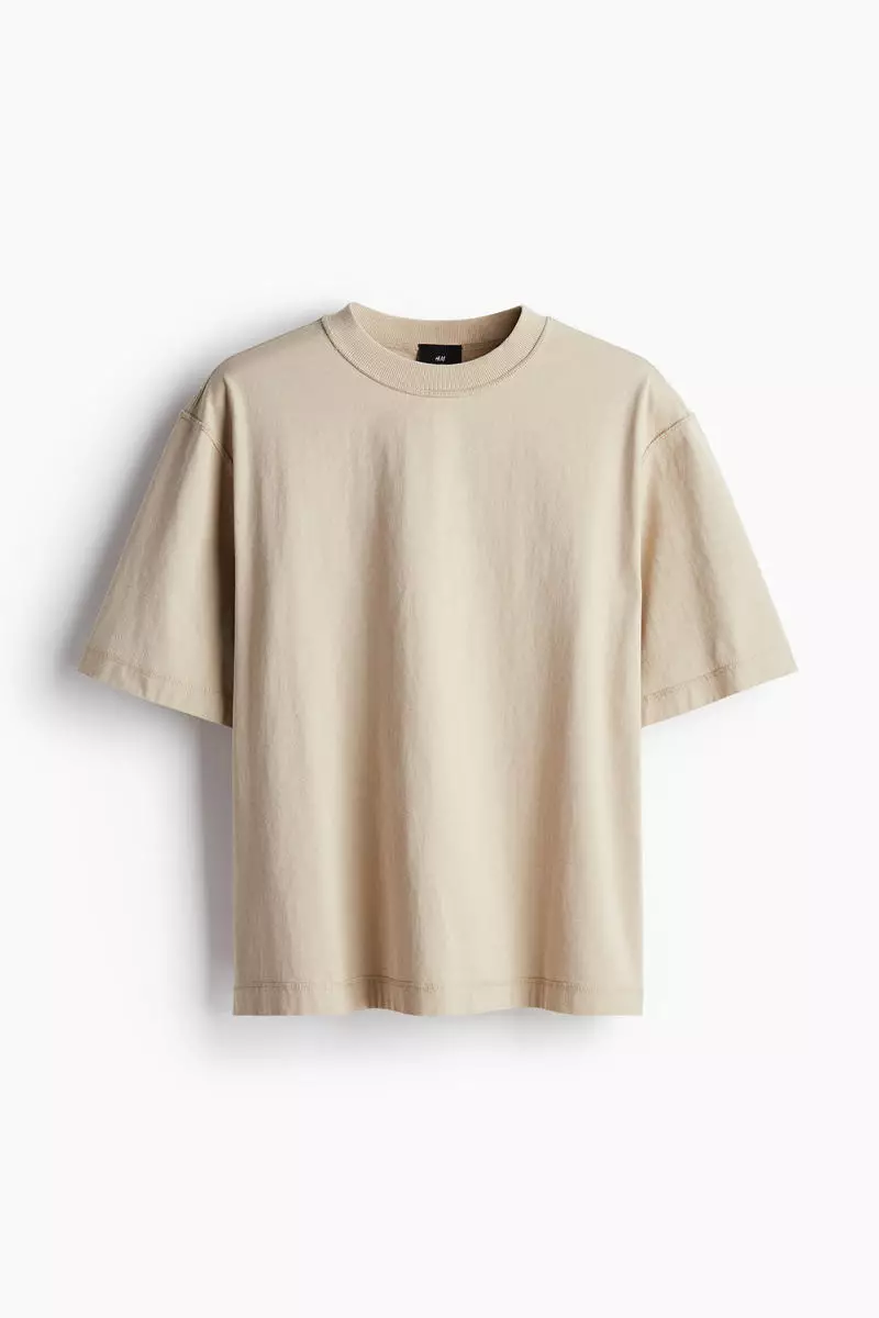 Buy H&M Boxy Fit Washed T-shirt 2025 Online ZALORA Philippines