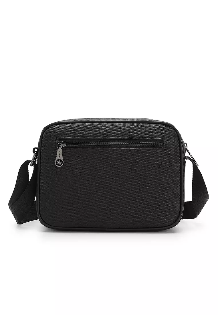 Men's Sling Bag / Crossbody Bag - Black