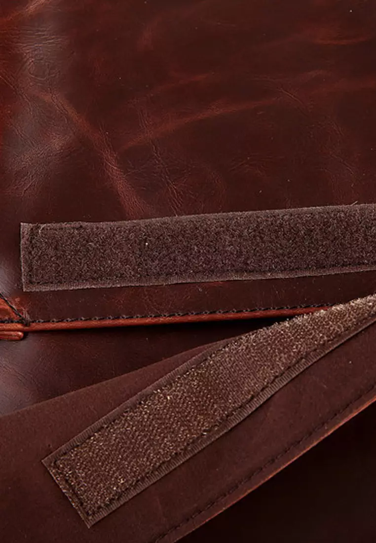 Vintage Faux Leather Backpack ET9381