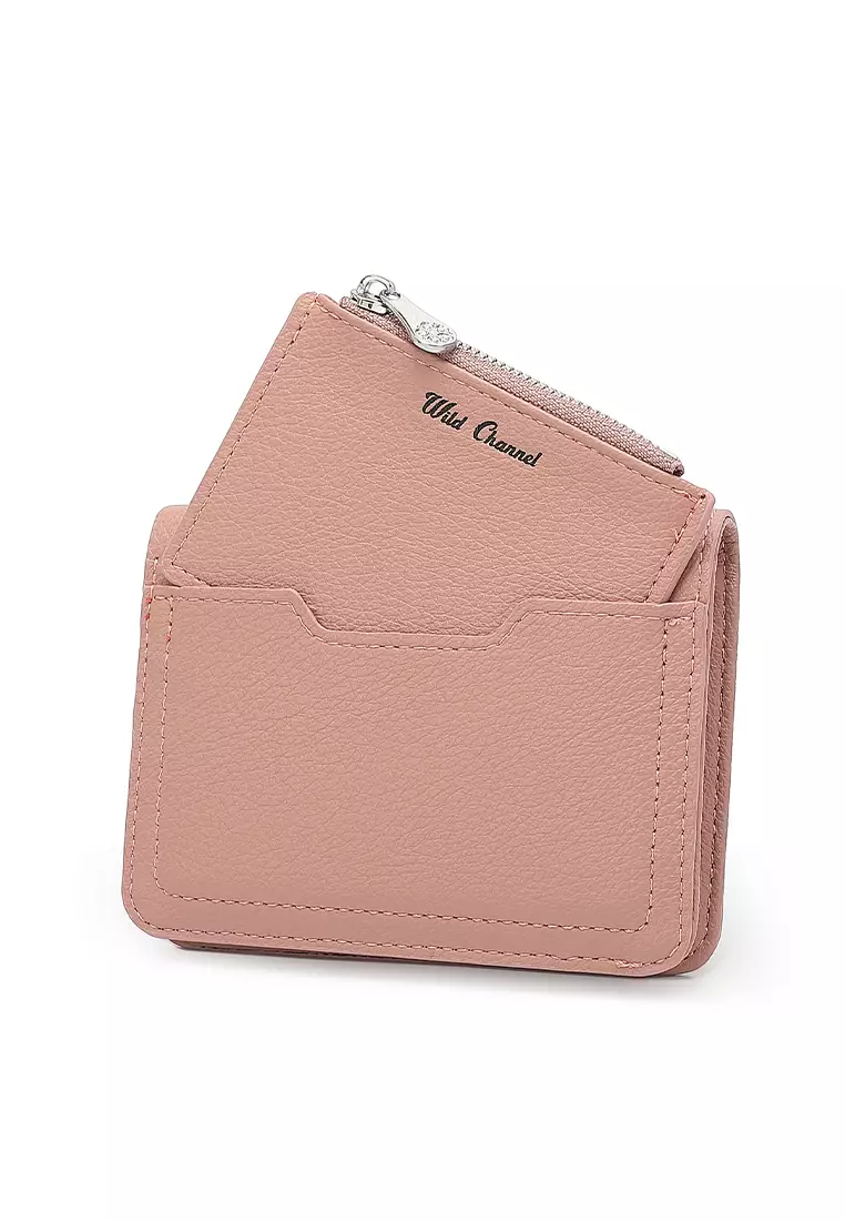 2 In 1 Long Purser with Coin Purse - Pink
