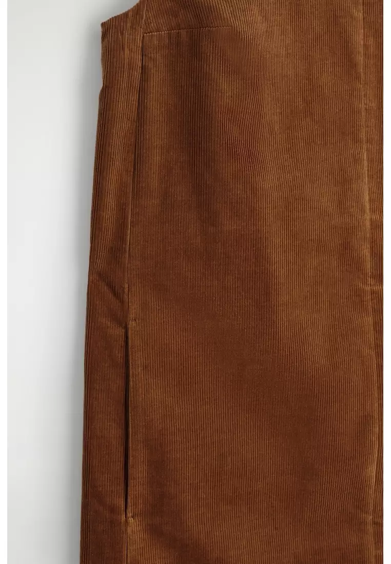 CORDUROY MINI SHIFT DRESS