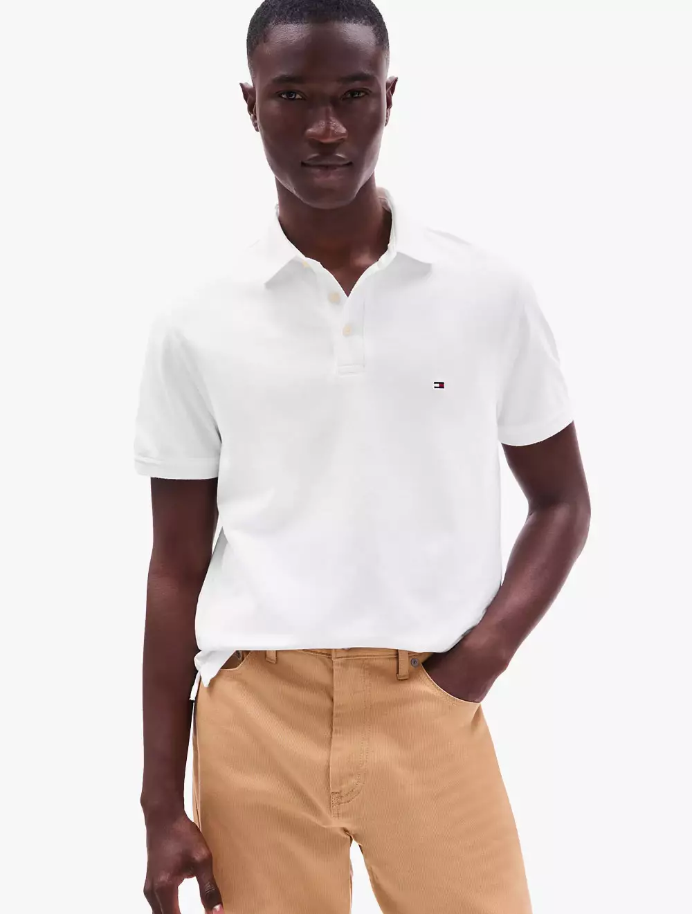 Slim Fit White Tommy Top Tommy Hilfiger Polo Slim Fit White Original