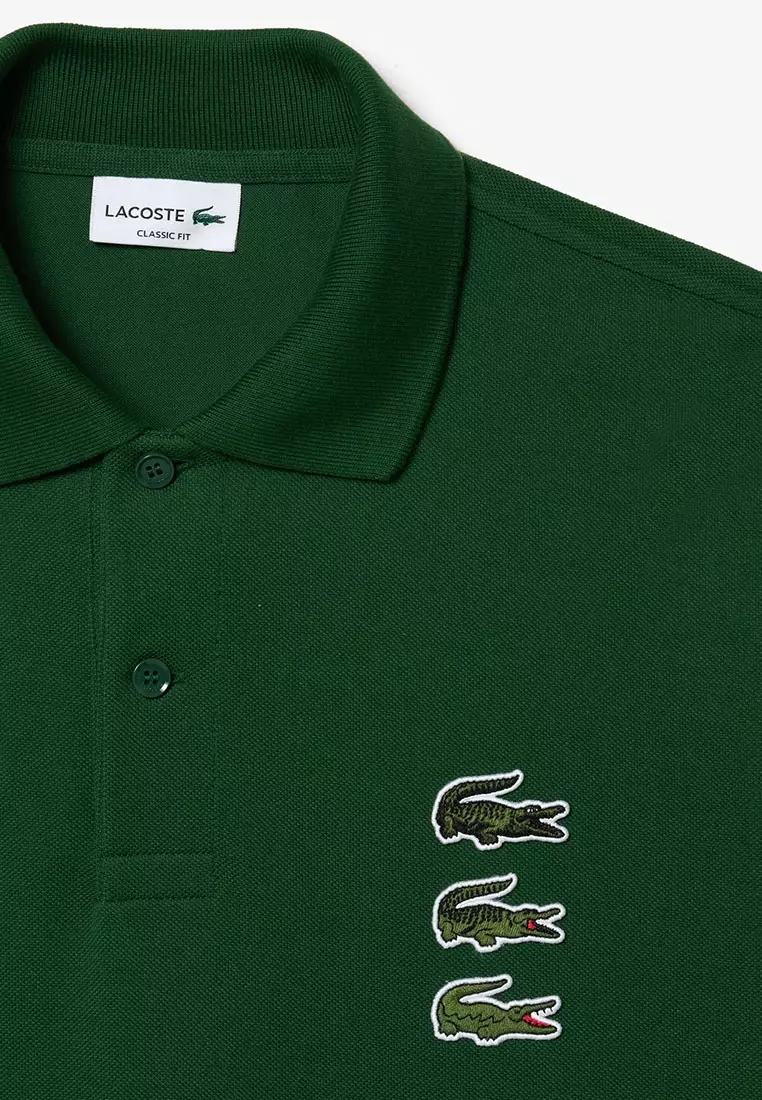 Buy Lacoste Original L,12,12 Crocodile Badge Polo Shirt 2024 Online ...