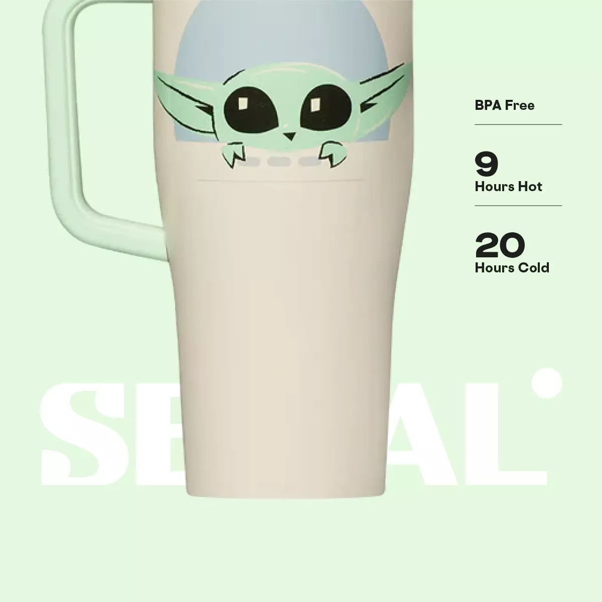 CORKCICLE Leakproof Cruiser 22oz - Star Wars Grogu