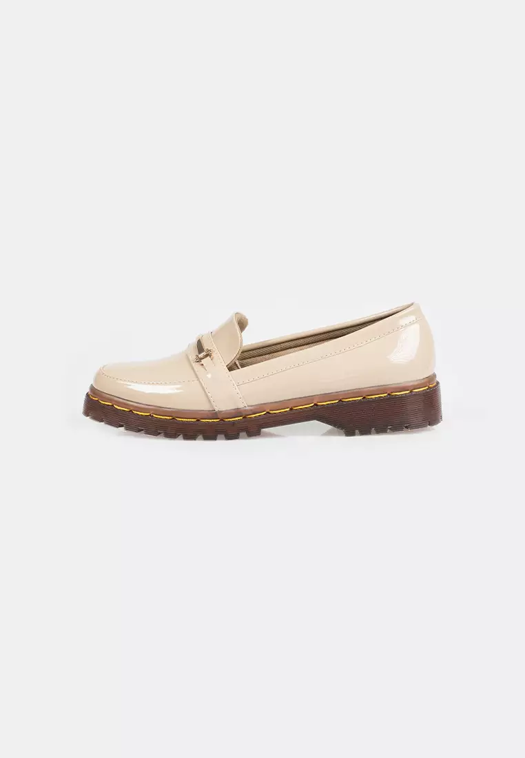 Seis Vici Sepatu Docmart Wanita Series-CREAM
