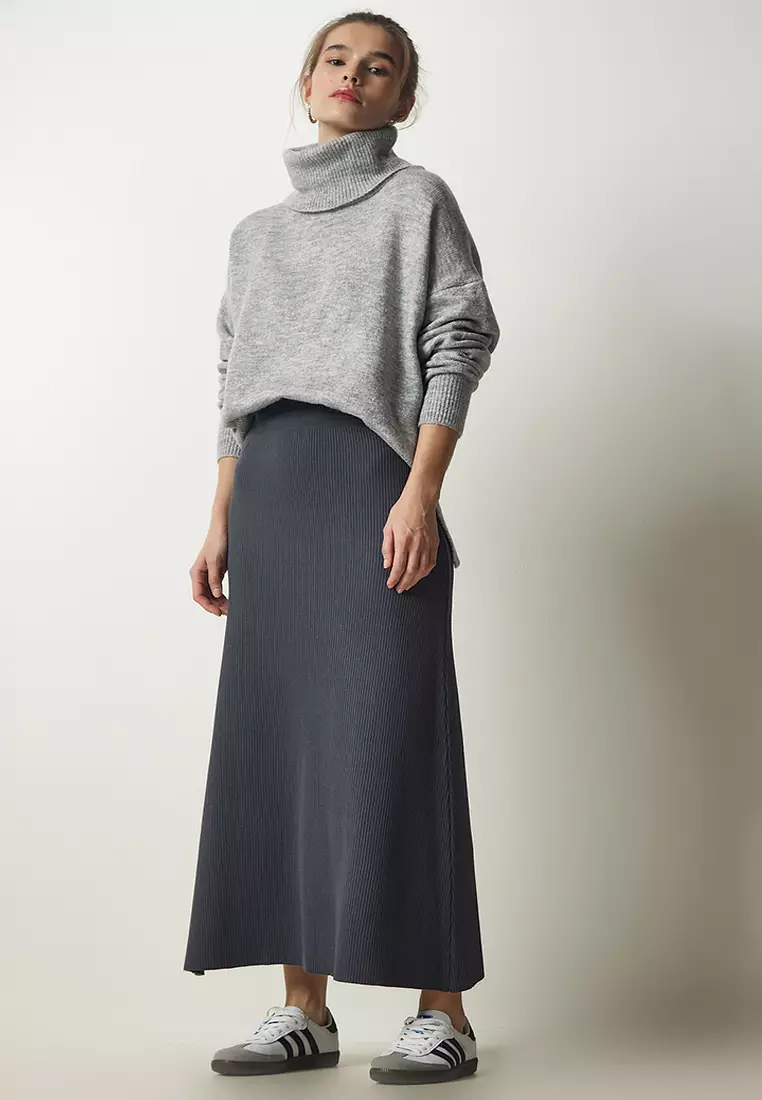 Buy Happiness Istanbul Corded Knitwear Skirt 2024 Online | ZALORA ...