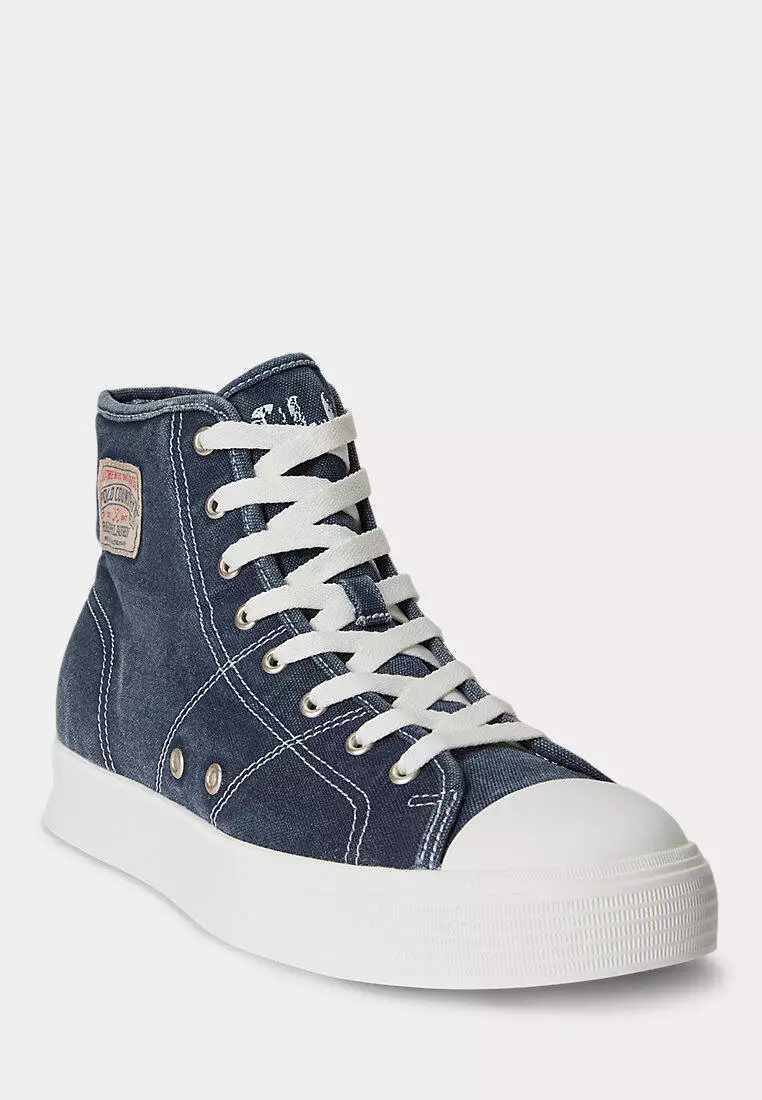 Polo Ralph Lauren Men Ayers Canvas High-Top Sneaker