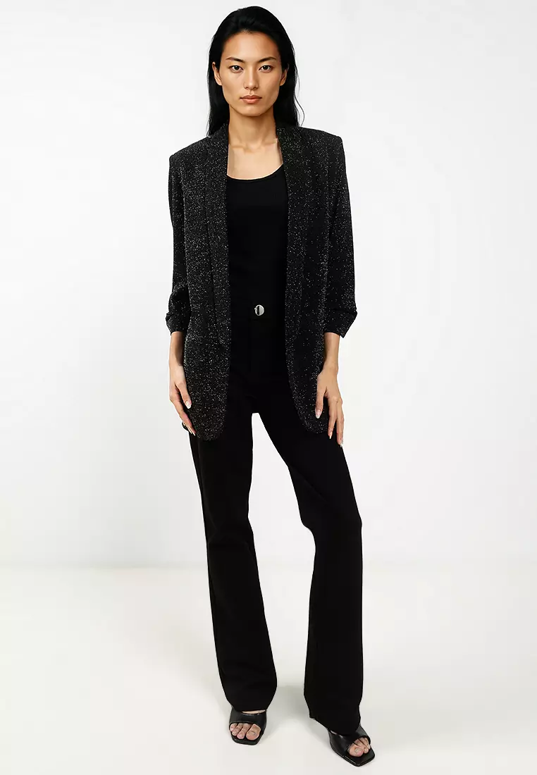 Quarter Sleeve Glit Blazer