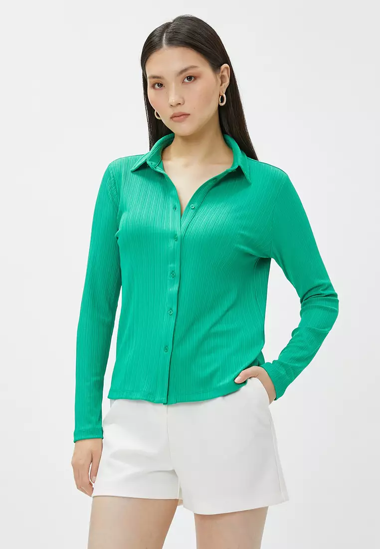 Jual KOTON Striped Shirt Slim Fit Long Sleeve Original 2025