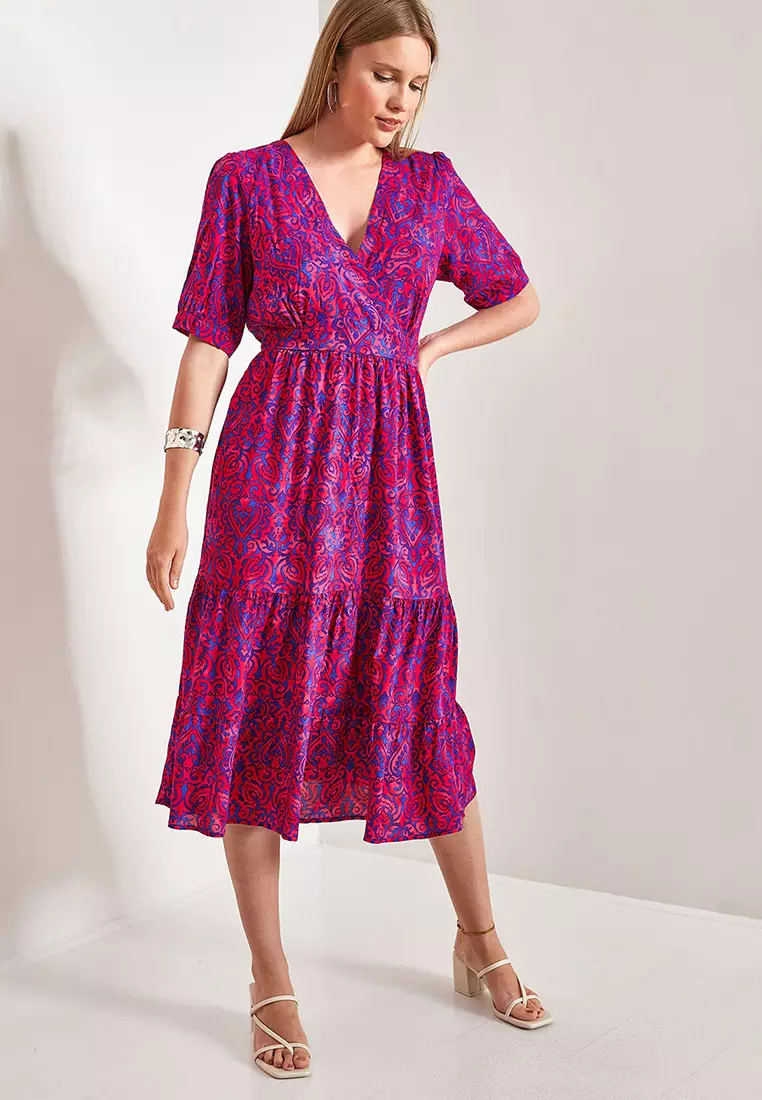 Viscose Midi Dress