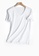 Twenty Eight Shoes white VANSA V-neck Mercerized Cotton Short-sleeved T-Shirt VCW-Ts1902V C15D0AAAA2C4E6GS_2