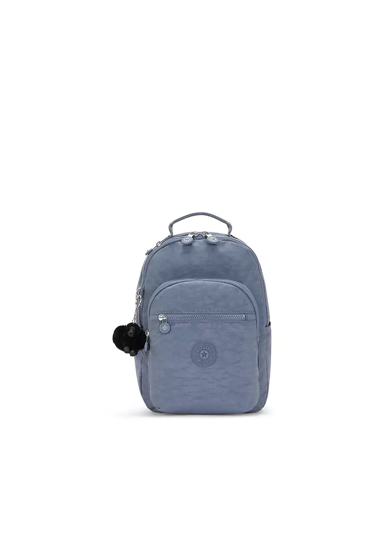 Kipling Basic Seoul Sac à Dos Petit Format - Ocean Blue (Bleu Océan) - Neuf