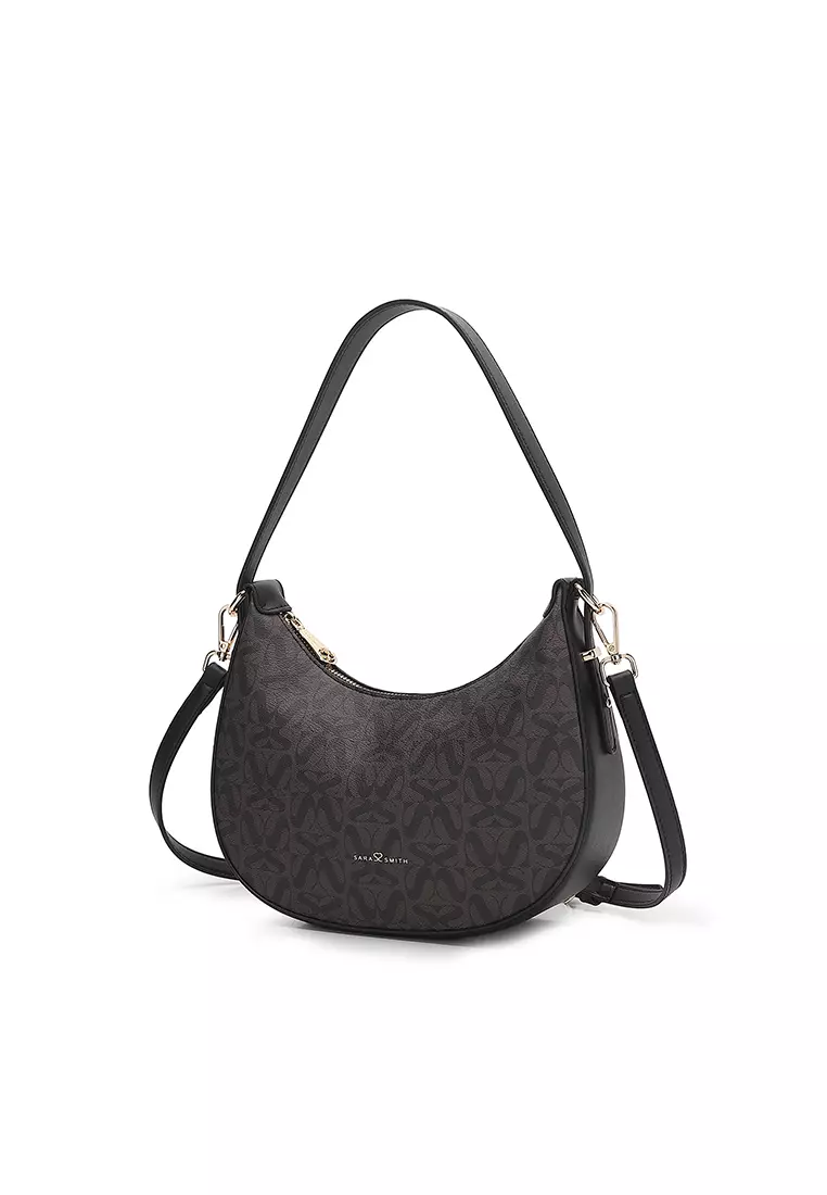 Women's Top Handle Bag / Sling Bag / Crossbody Bag / Shoulder Bag - Black