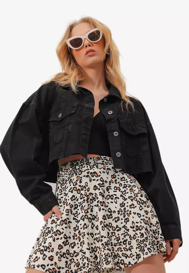 Buy Alacati Raw Hem Denim Jacket 2024 Online ZALORA Singapore