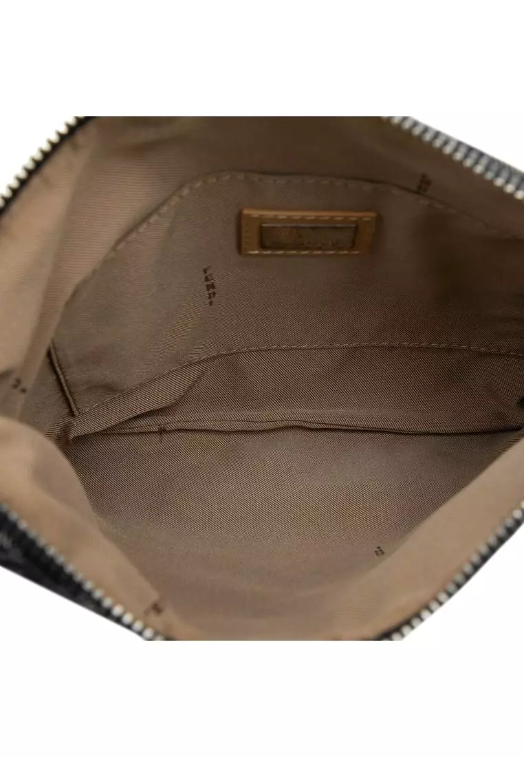 Pre-Loved Fendi Zucchino Denim Crossbody