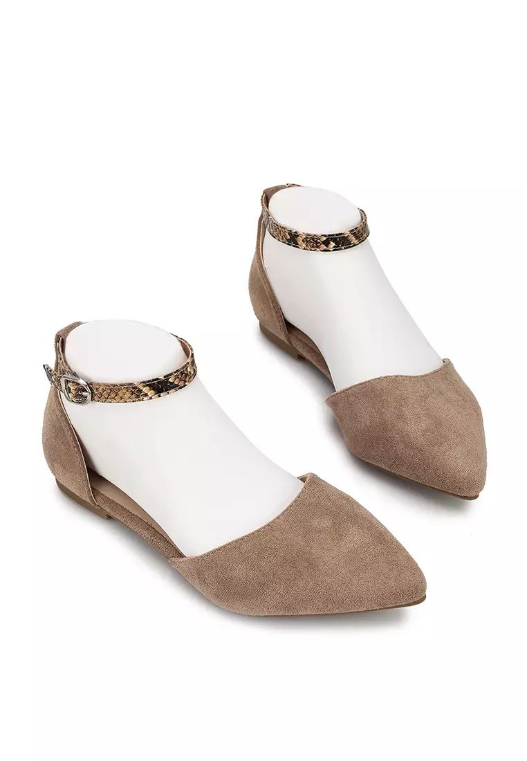 Ankle strap flats store