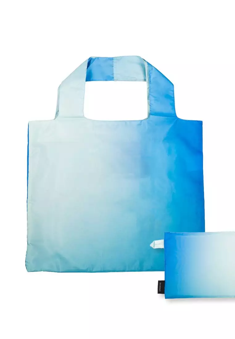 Crossing Recycled Foldable Bag - Ombre Dream - Aqua/Sea