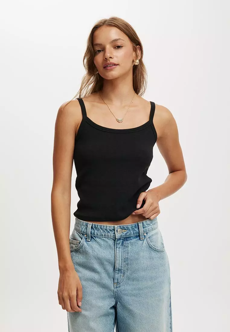 Goldie Rib Scoop Cami