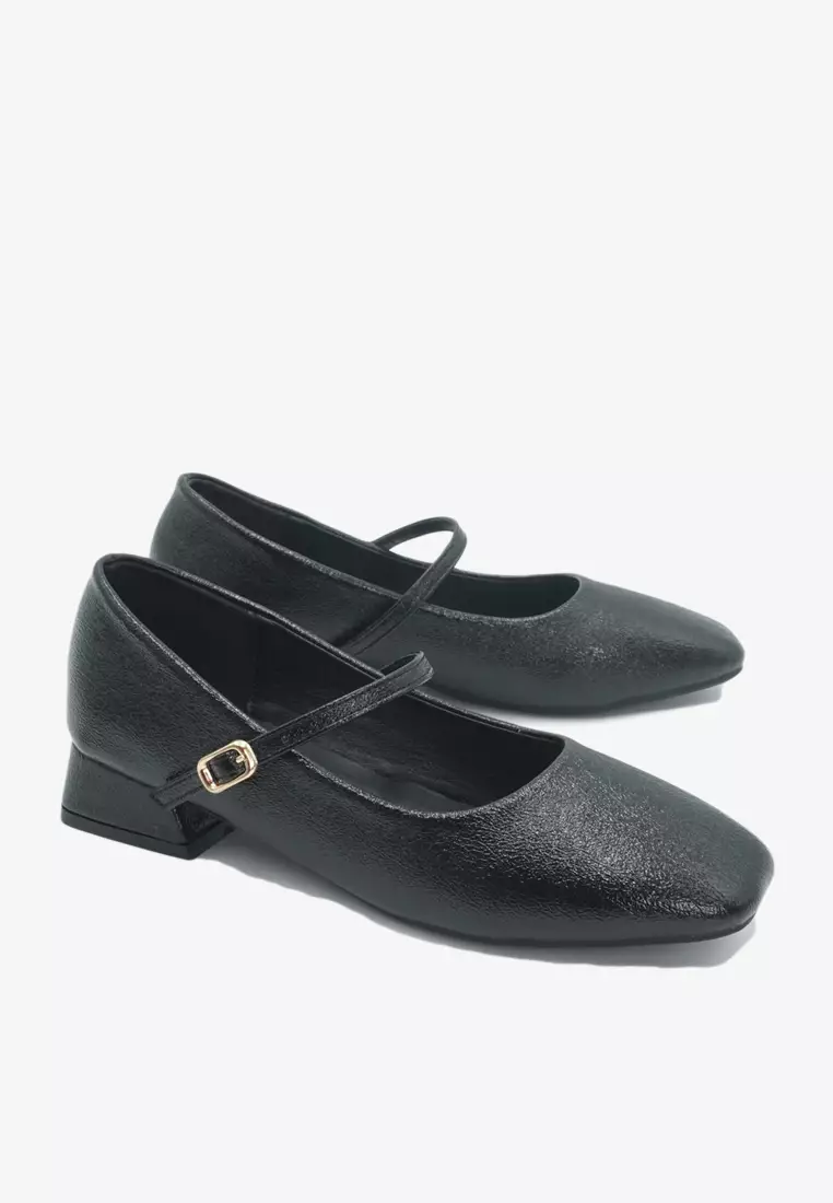 Dr. Cardin Women Luxe Mary Jane Low Block Heel L-RAO-9290