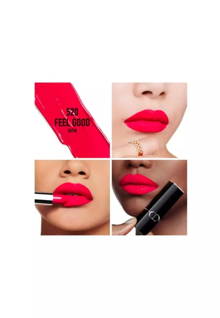 Dior Rogue Satin 520 Feel Good Satin Finish