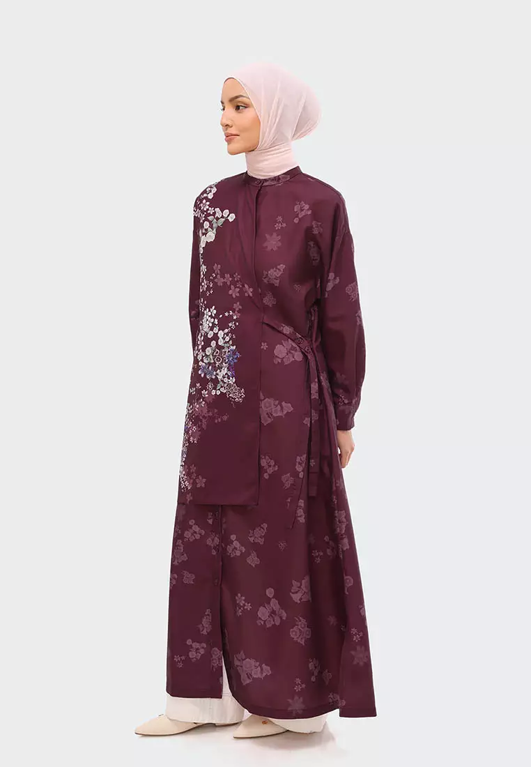 Ria Miranda Raspberry Keya Dress