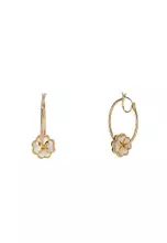 Buy Kate Spade Heritage Bloom Hoop Earrings (cq) 2023 Online