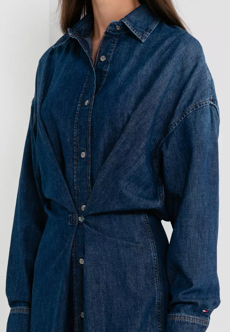 Tommy hilfiger denim shirt dress outlet