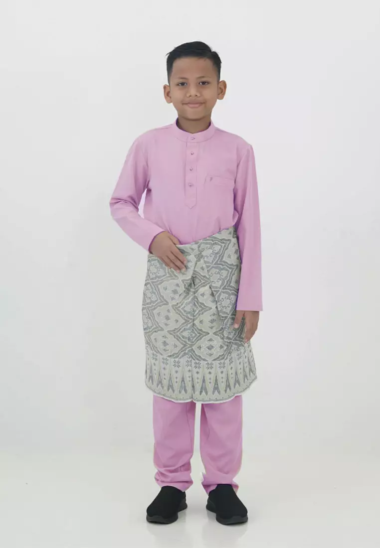 Polo Haus - Baju Melayu Cekak Musang Slim Fit (Kid & Junior)