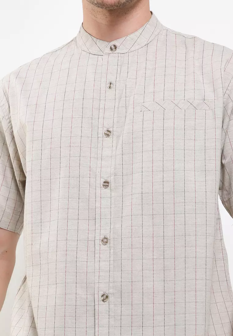 Eastern Bamboo Short Kemeja Koko