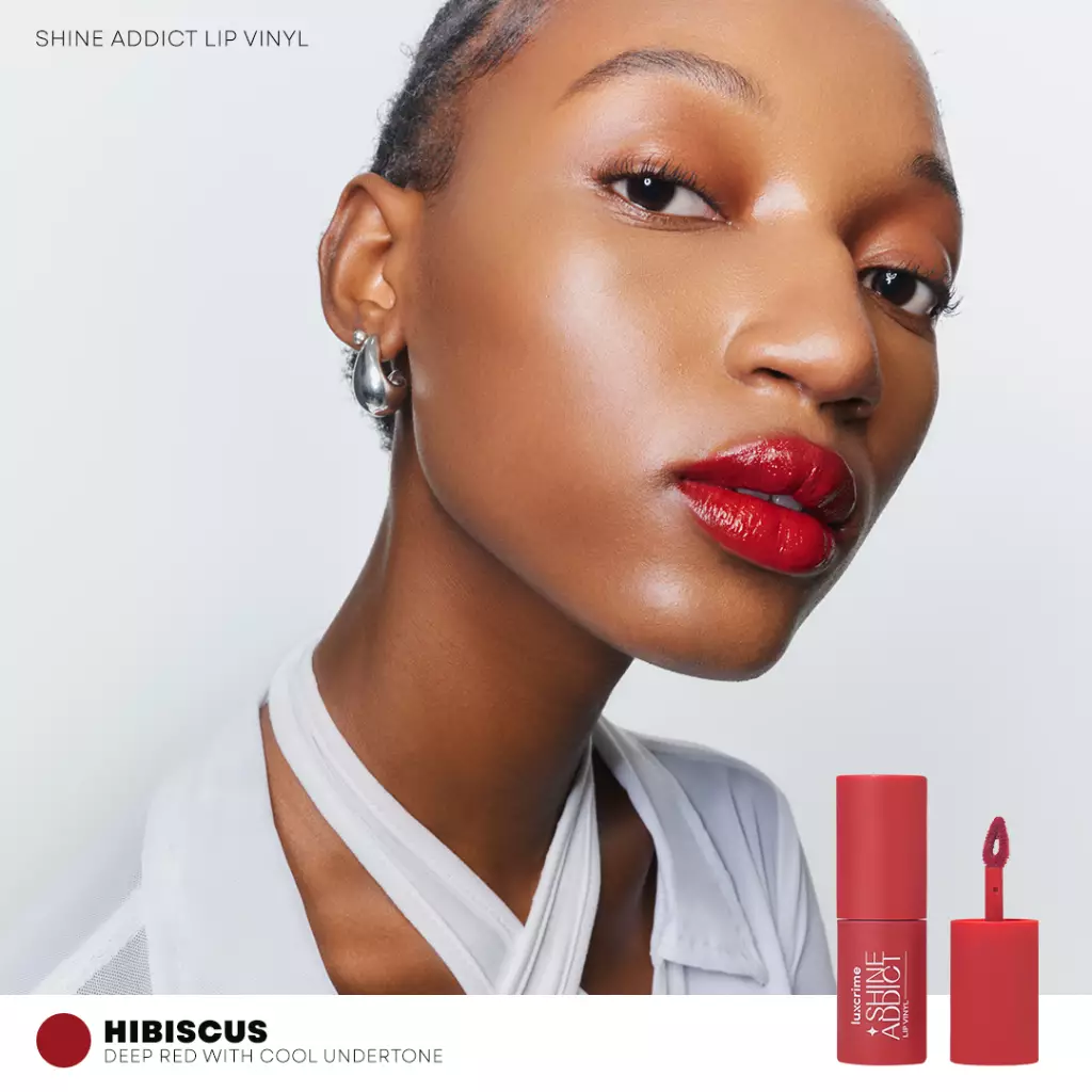 Luxcrime Shine Addict Lip Vinyl- Hibiscus