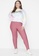 Trendyol pink Plus Size High Waist Knitted Sport Leggings 9C965AAC56C039GS_4