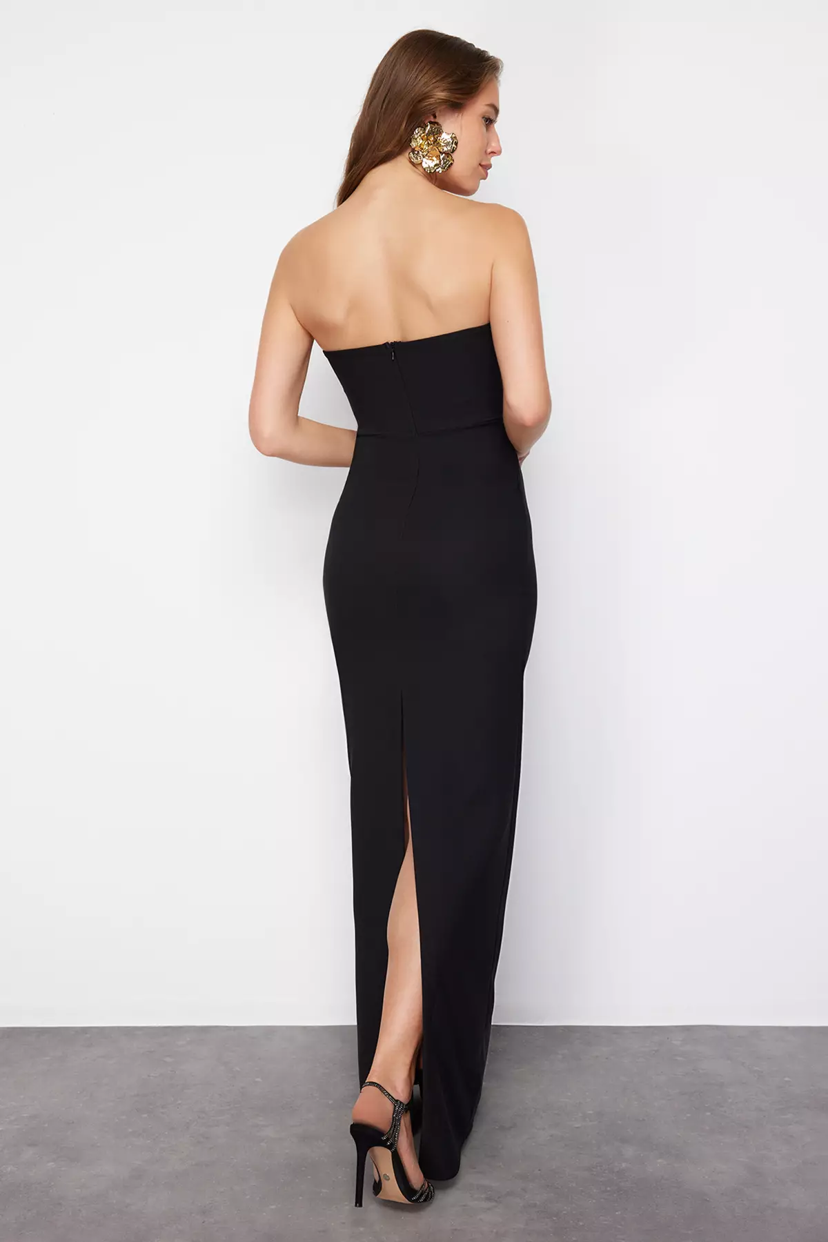 Bow Detail Evening Dress